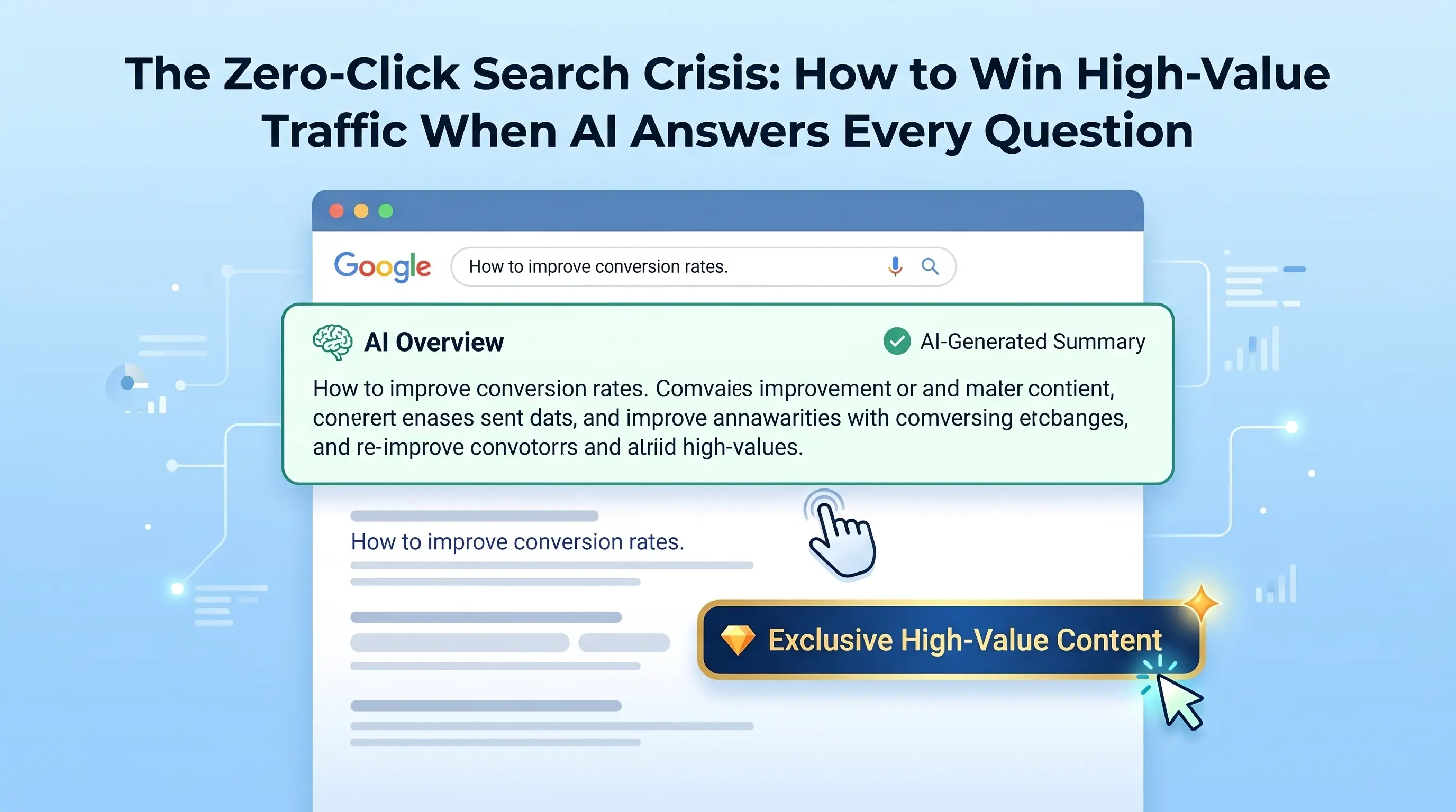 The Zero-Click Search Crisis: How to Win High-Value Traffic When AI Answers Every Question